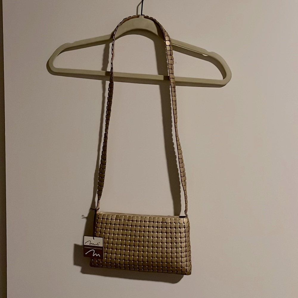 Marlo Gold Handbag Brand New